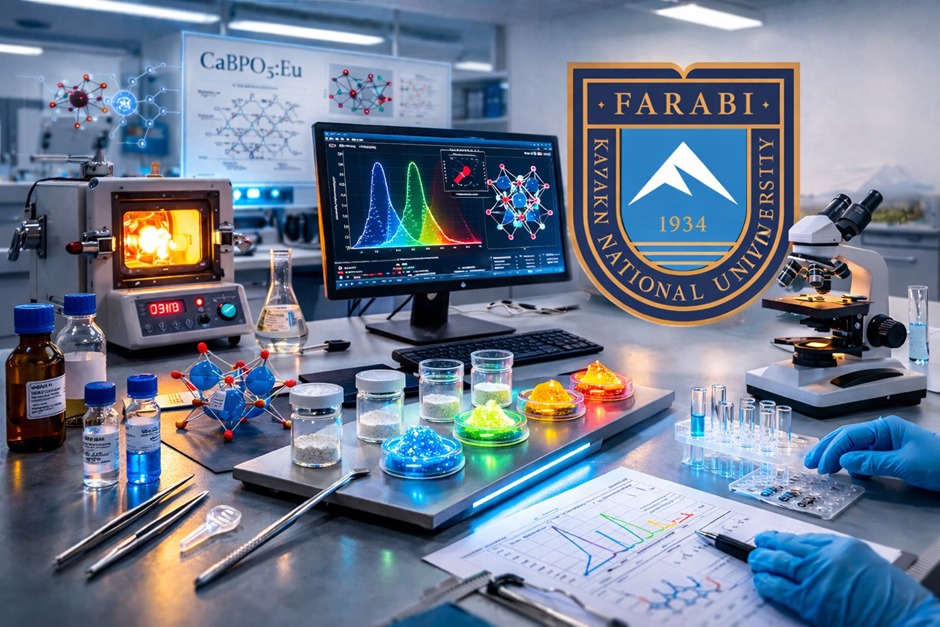 ҚазҰУ зерттеушілері заманауи люминесценттік материалдарды дамытуға бағытталған ғылыми жобаны бастады